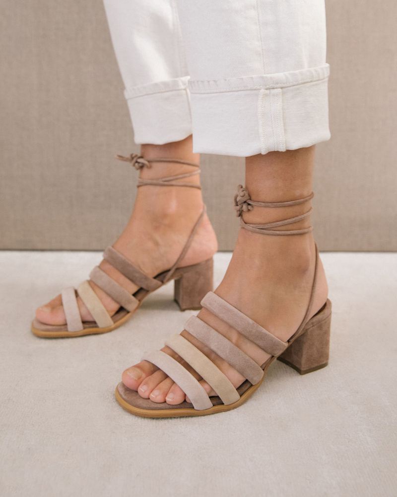 Beige Alohas Letizia Shades Of Women's Sandals | EQWLX7986