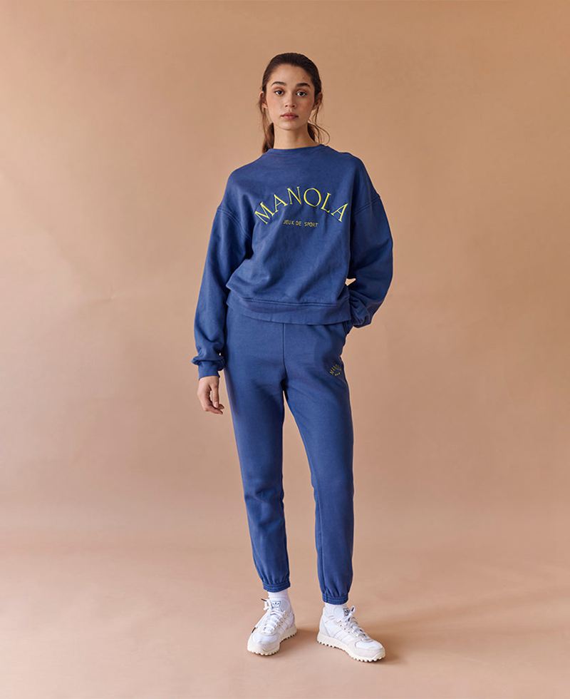 Blue Alohas Iconic Sweat Women's Pants | IXEPK4297