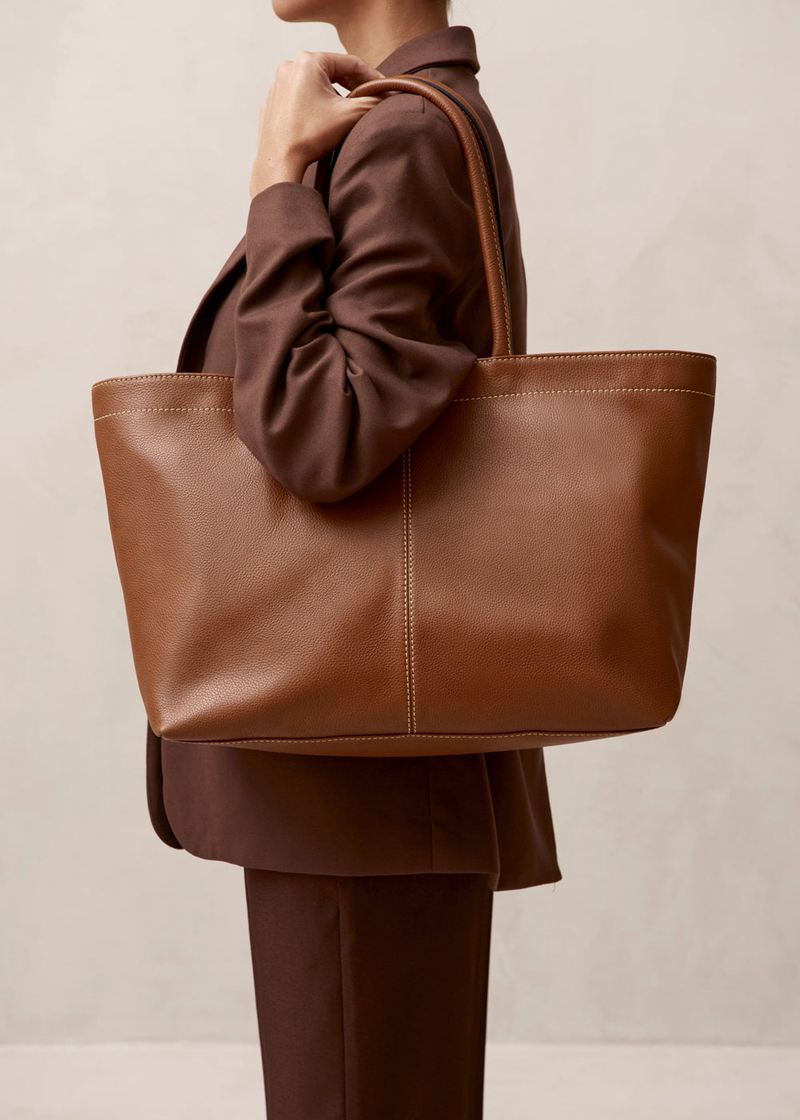 Brown Alohas The F Leather Women's Bags | WUSHD2108