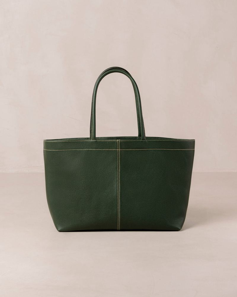 Green Alohas The F Leather Women's Bags | PLDKM5207