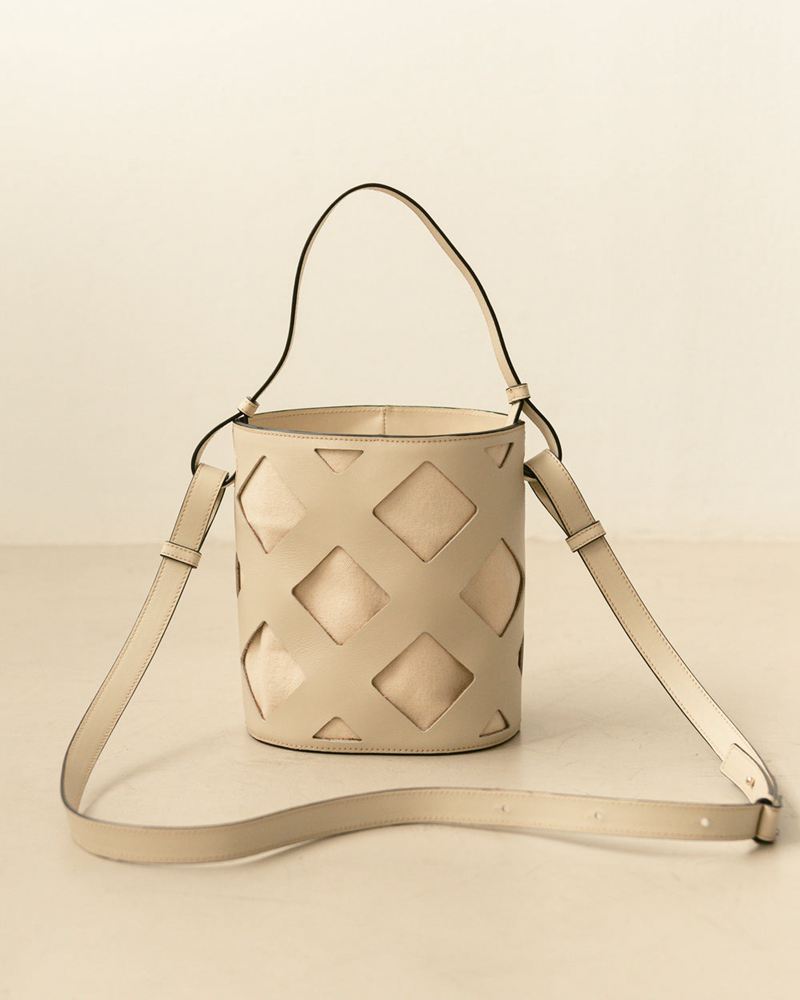 White Alohas The U Venti Waffle Leather Women's Bags | YLORV6520