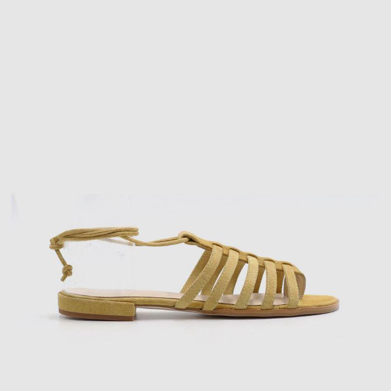 Yellow Alohas Giselle Women's Sandals | JNDIS1874