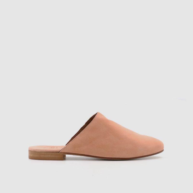 Beige Alohas Alex Women's Mules | ZNHMA2570