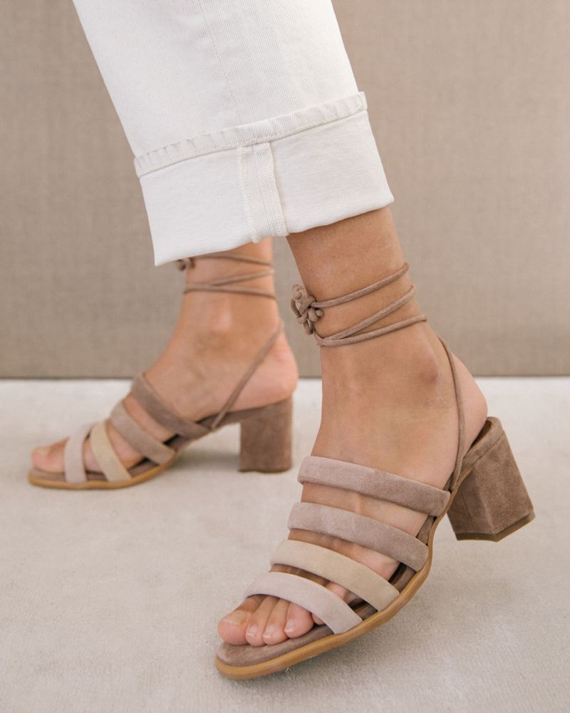 Beige Alohas Letizia Shades Of Women's Sandals | EQWLX7986