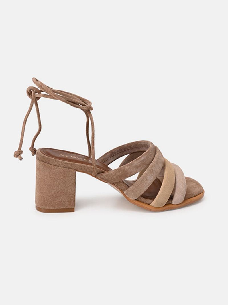 Beige Alohas Letizia Shades Of Women's Sandals | EQWLX7986