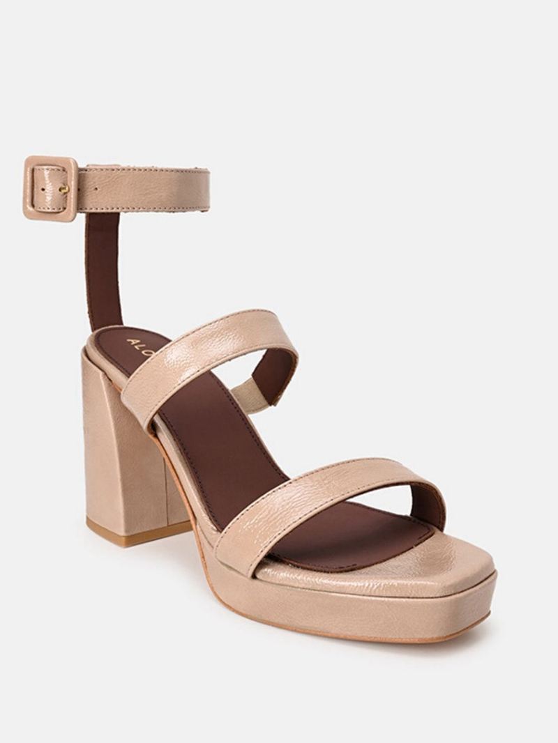 Beige Alohas Lindeza Women's Sandals | QEWCJ3986