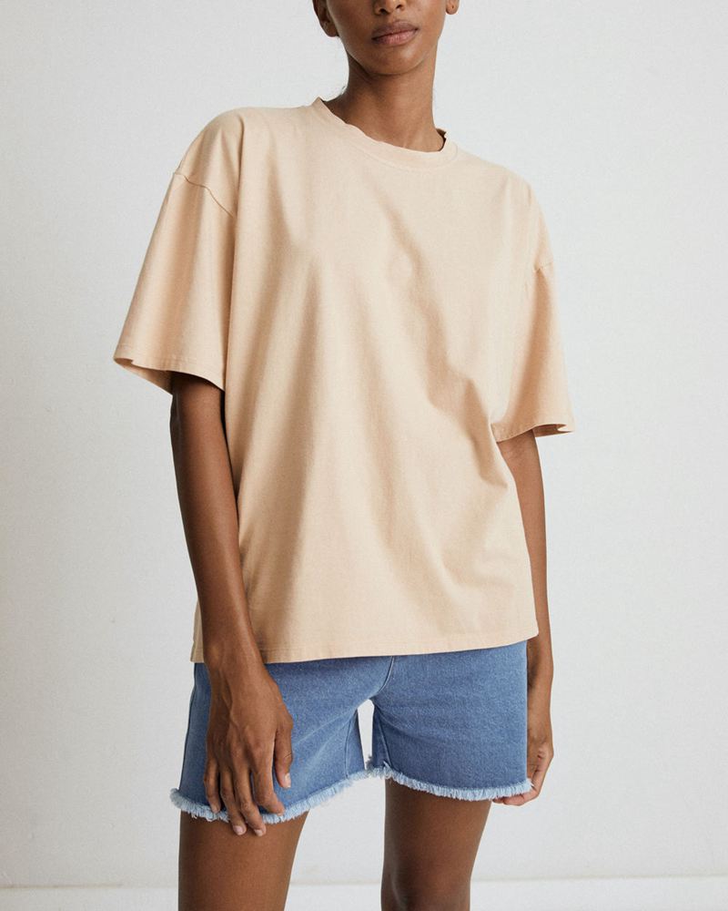 Beige Alohas Slack Women's Tops | PQJCO0718