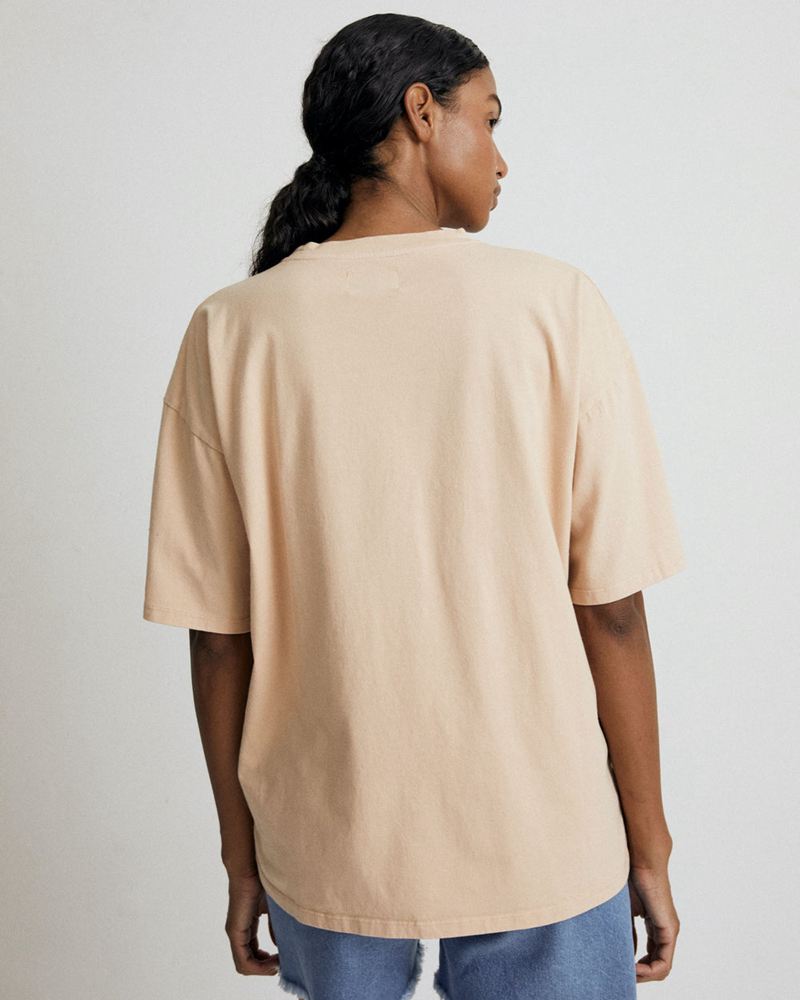 Beige Alohas Slack Women's Tops | PQJCO0718