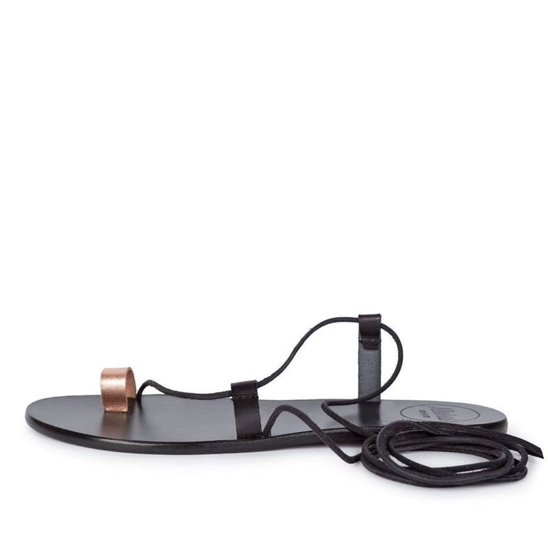 Black Alohas Carmen Women's Sandals | LRPTW1295