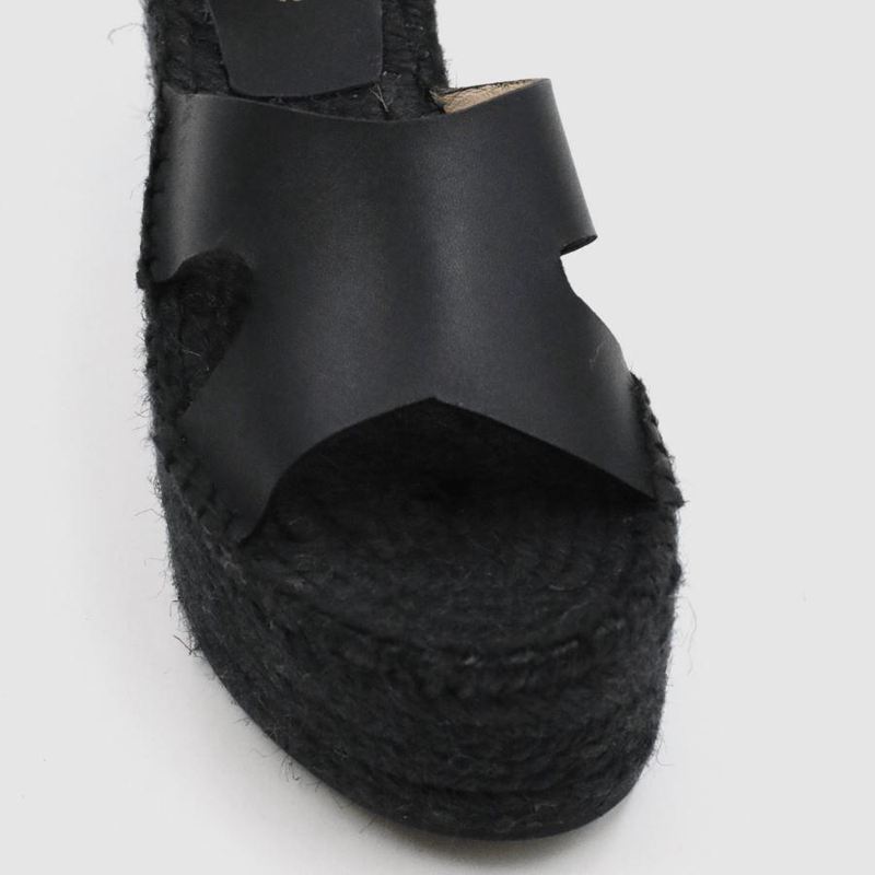 Black Alohas Kuko Women's Espadrilles | SDOAZ0578