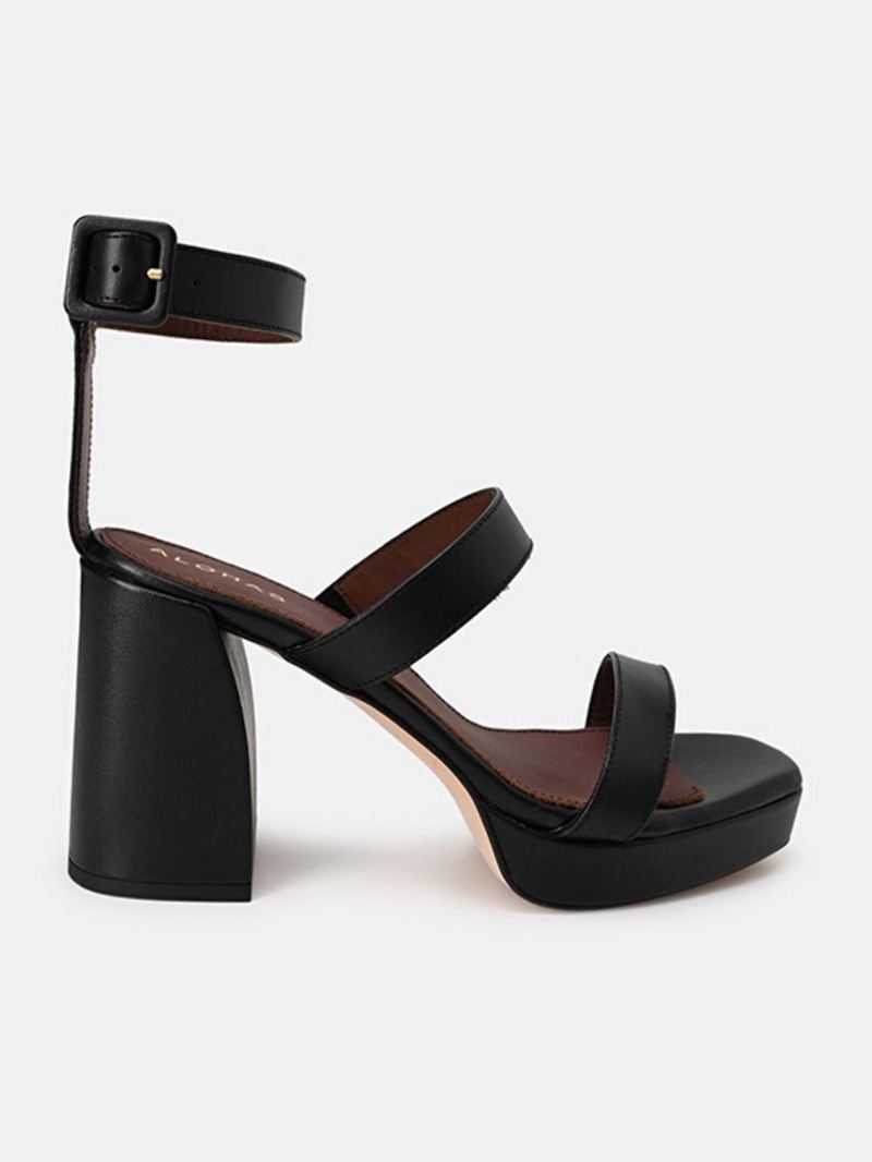 Black Alohas Lindeza Women's Sandals | BQZVL5036