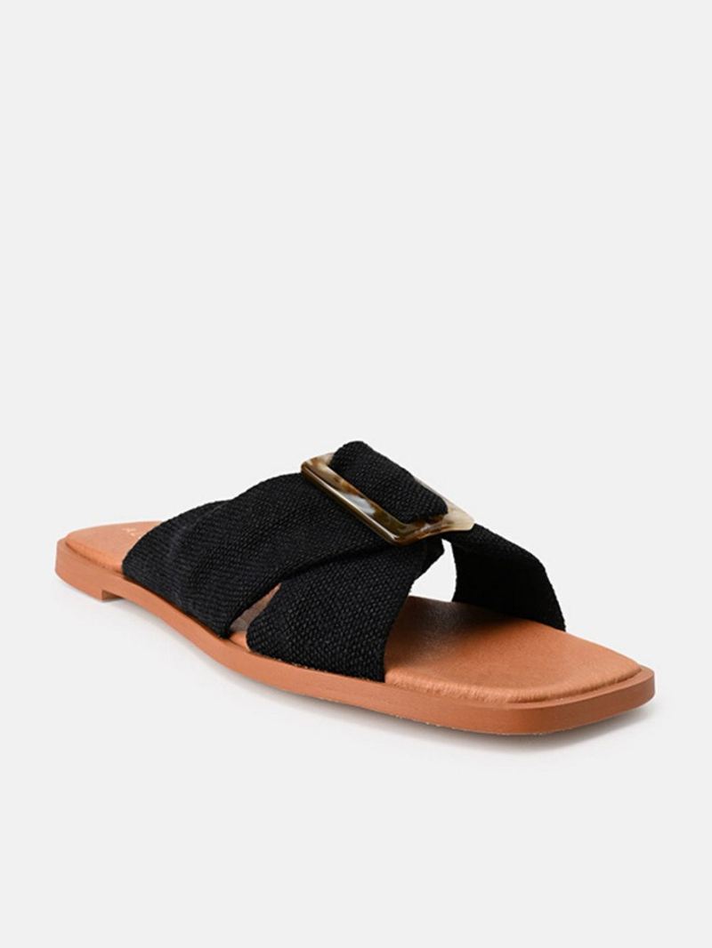 Black Alohas Samba Women's Sandals | WNBID4862