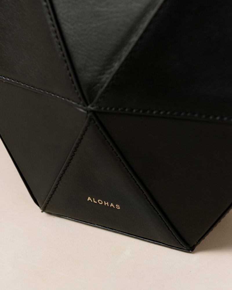 Black Alohas The K Leather Women's Bags | SOLEM7623