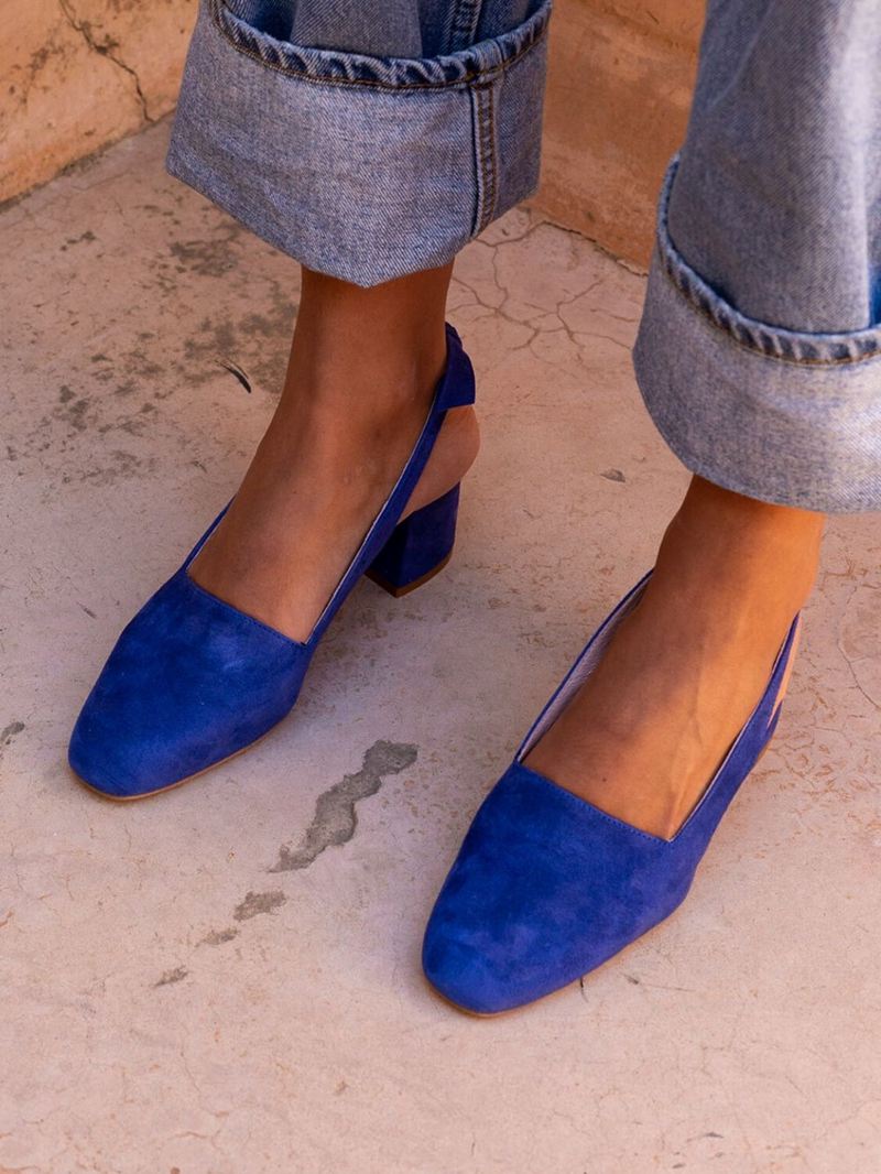 Blue Alohas Charlotte Women's Mules | APBVR9074