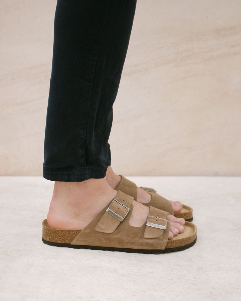 Brown Alohas Homey Strap Women's Sandals | YJNIB2596