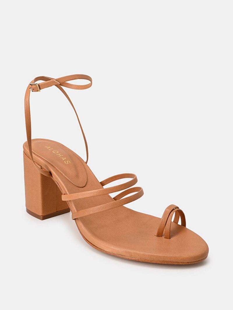 Brown Alohas Mochi Women's Sandals | DALBC8490