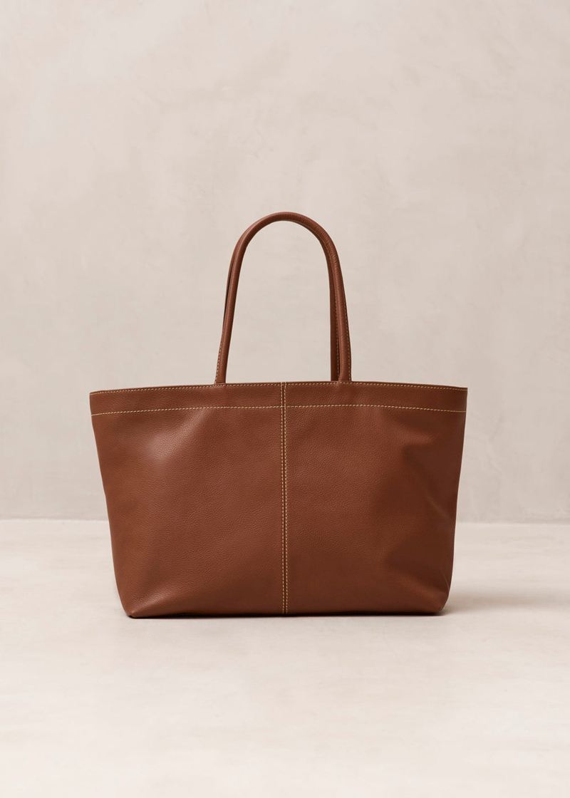 Brown Alohas The F Leather Women's Bags | WUSHD2108