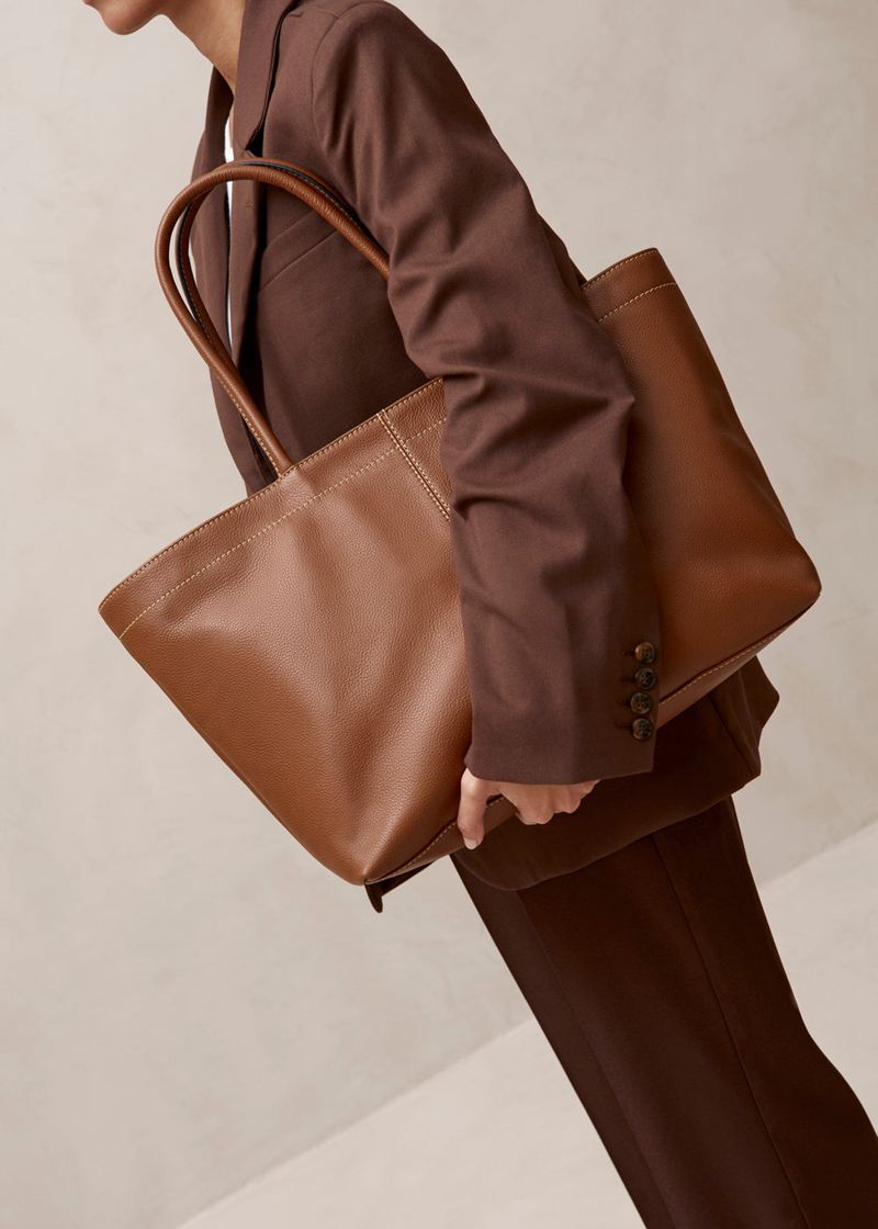 Brown Alohas The F Leather Women's Bags | WUSHD2108