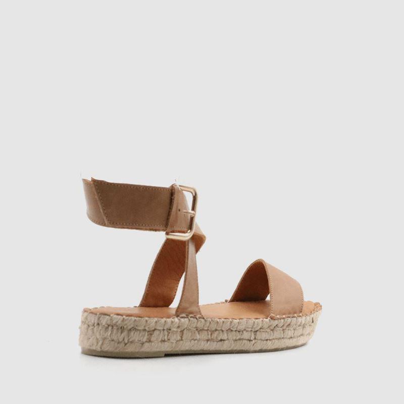 Brown Alohas Venus Women's Espadrilles | GLCHU0746