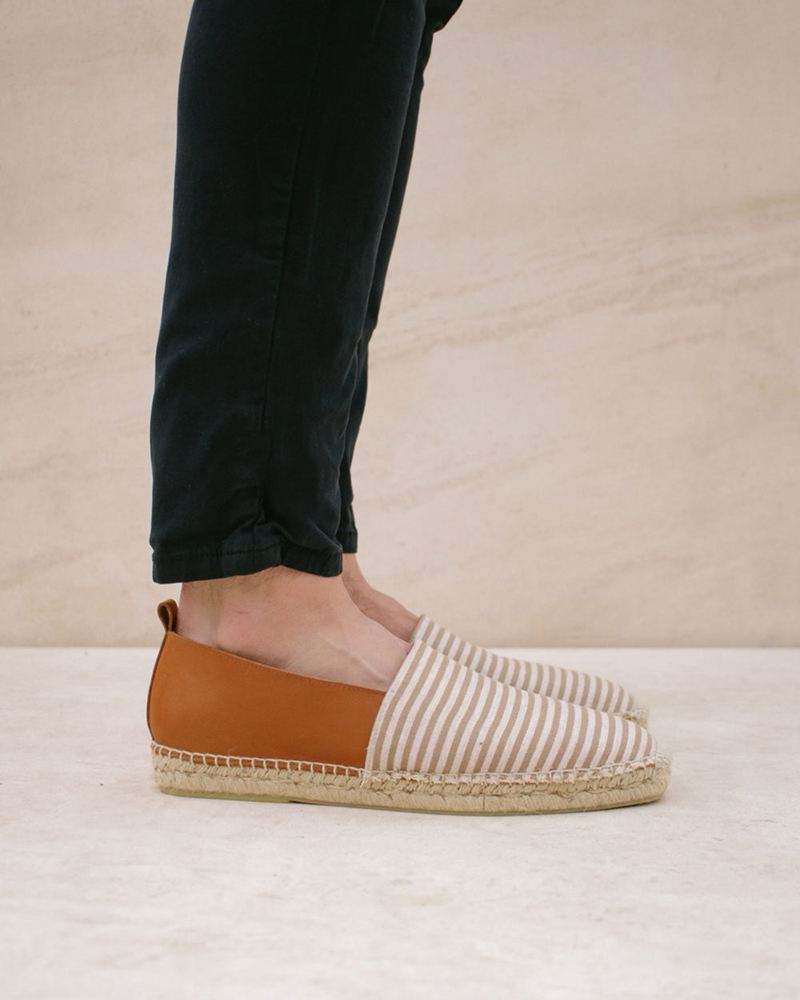 Brown/White Alohas Naval Women's Espadrilles | XPYIR6194