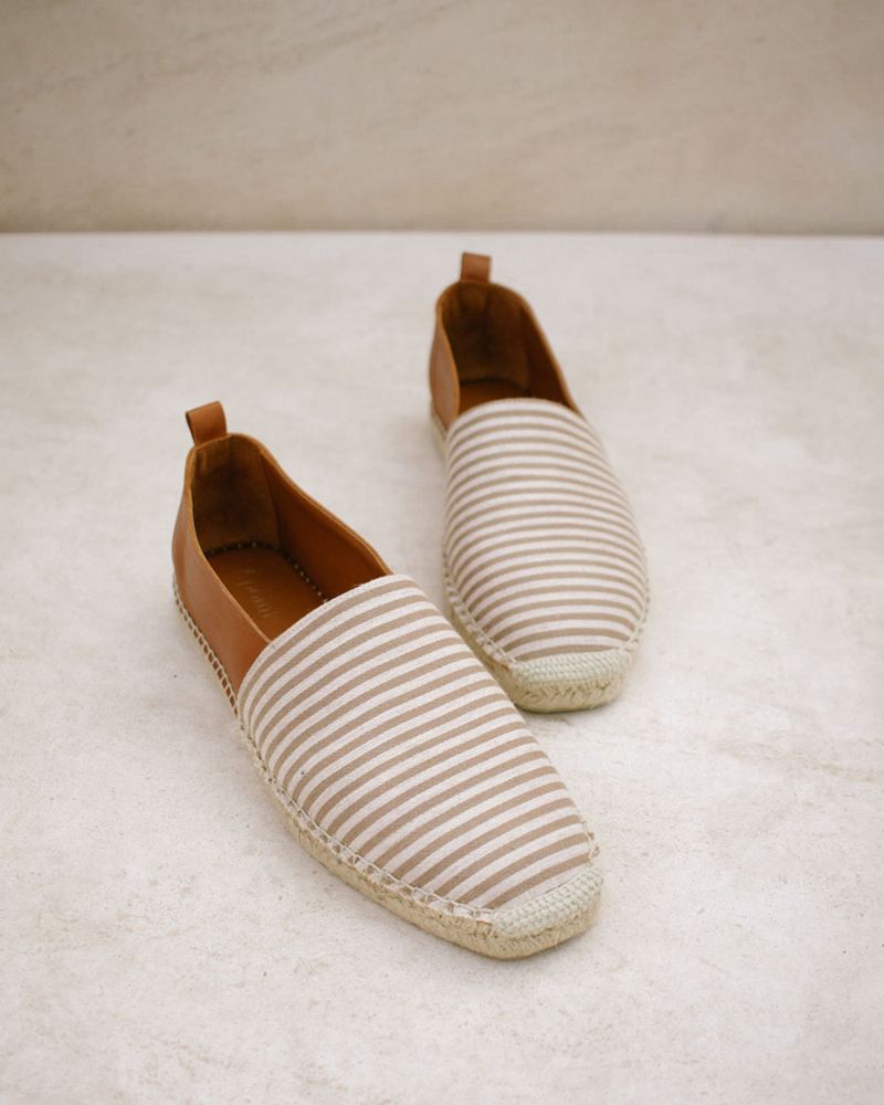 Brown/White Alohas Naval Women's Espadrilles | XPYIR6194