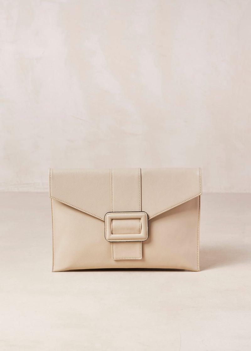 Cream Alohas The E Leather Women's Bags | MZUCR8615