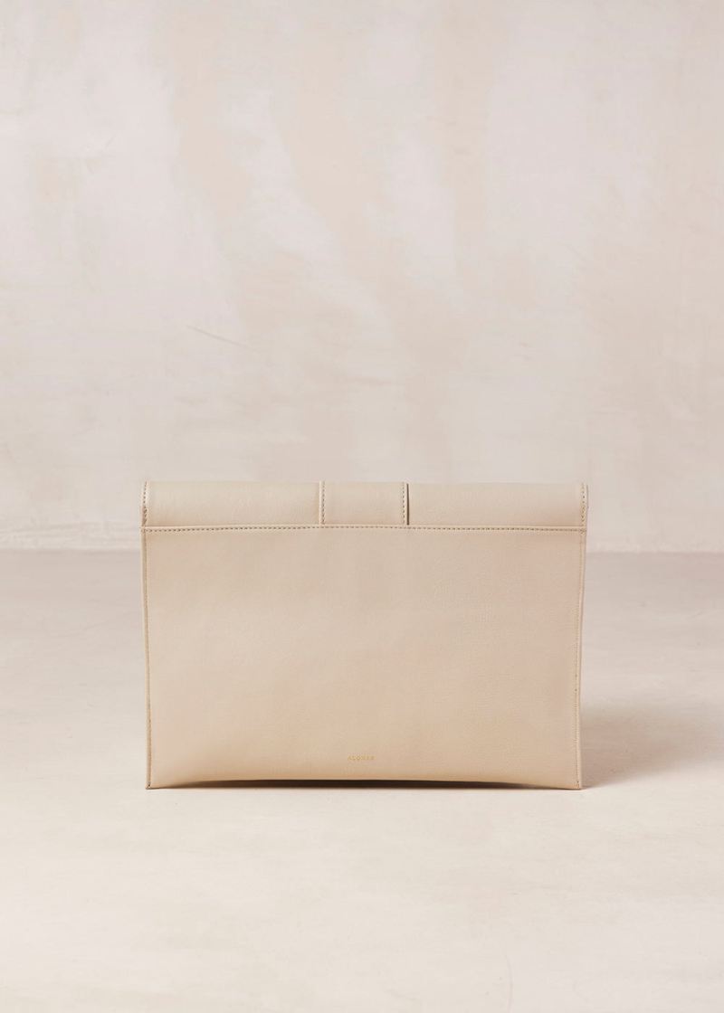 Cream Alohas The E Leather Women's Bags | MZUCR8615