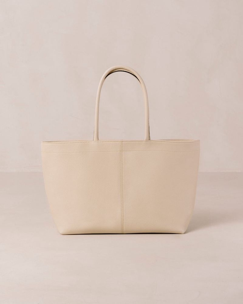 Cream Alohas The F Leather Women's Bags | KSDPM7814