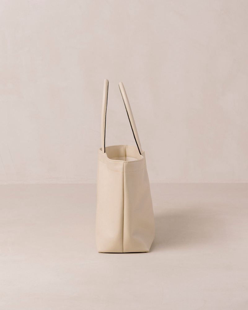 Cream Alohas The F Leather Women's Bags | KSDPM7814