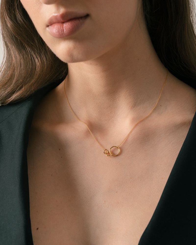 Gold Alohas Acai Women's Necklace | VLJEH9184