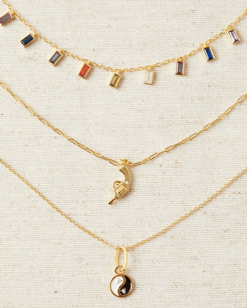 Gold Alohas Caelum Women's Necklace | DIFQZ9528