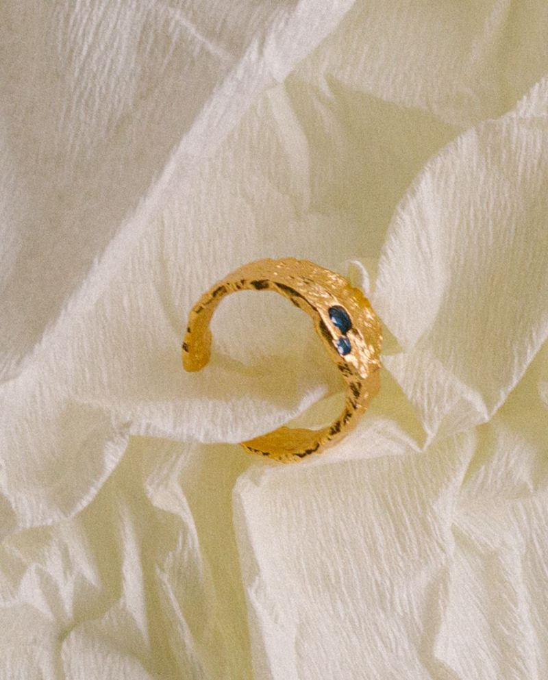 Gold Alohas Elixir Women's Ring | SYHZT3186