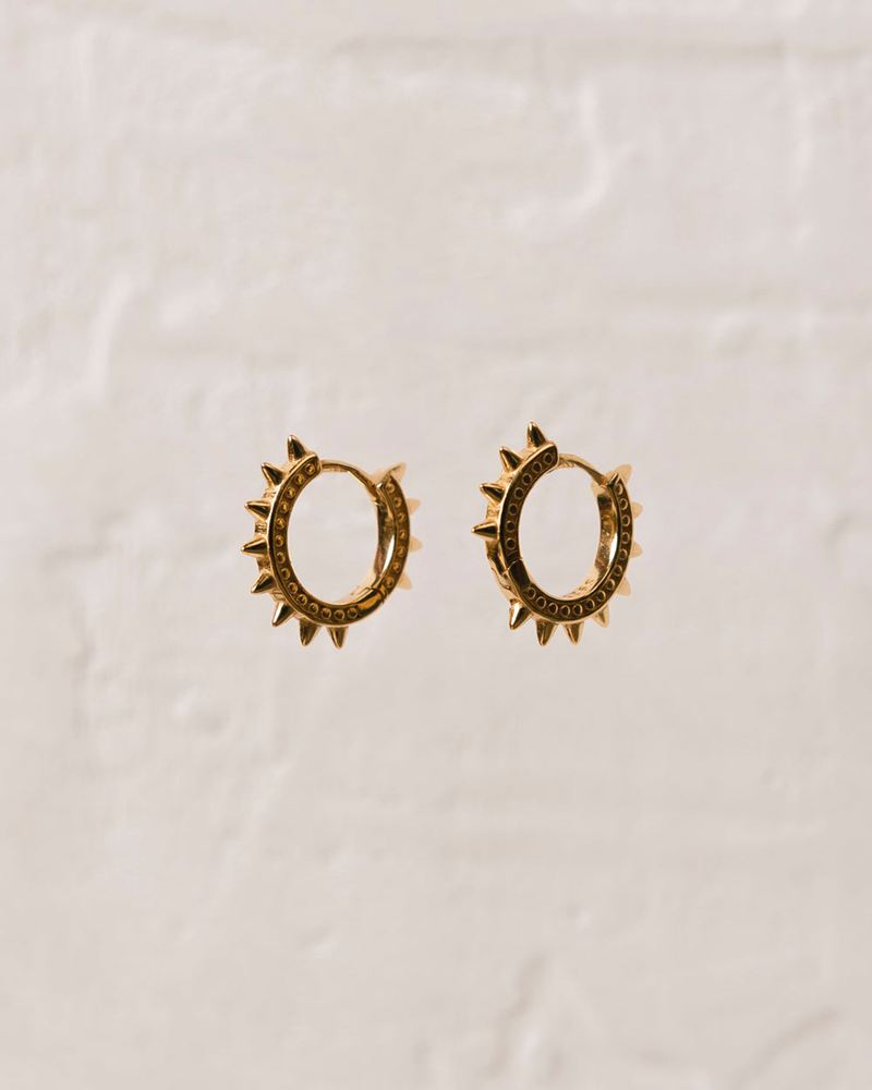 Gold Alohas Jazzed Women's Earrings | QTJWM1892