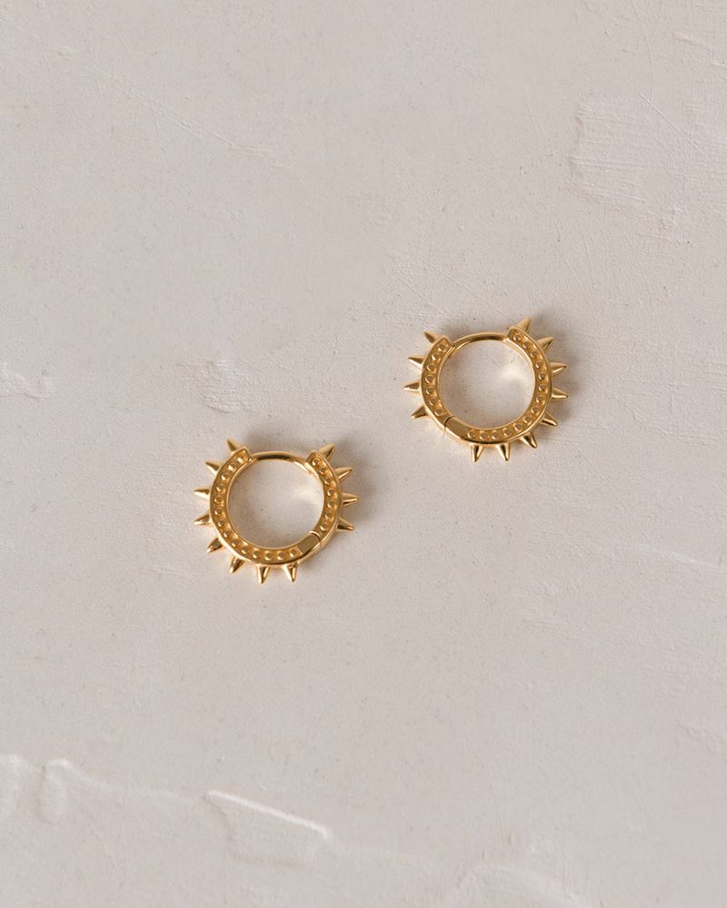 Gold Alohas Jazzed Women's Earrings | QTJWM1892