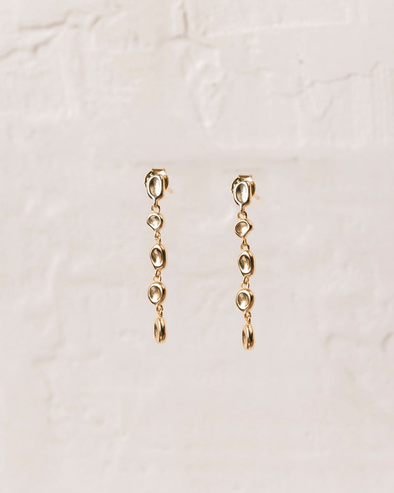 Gold Alohas Marvel Women's Earrings | JRMZB8032