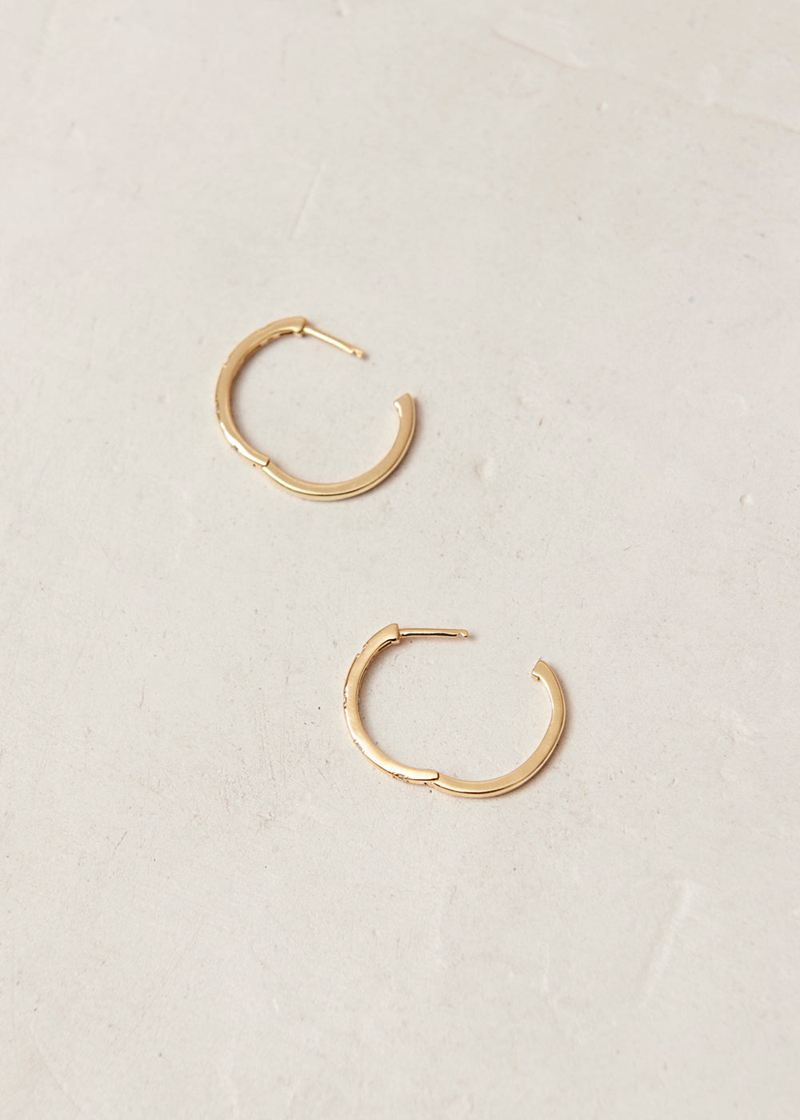 Gold Alohas Moonstruck Women's Earrings | ORMVP2037