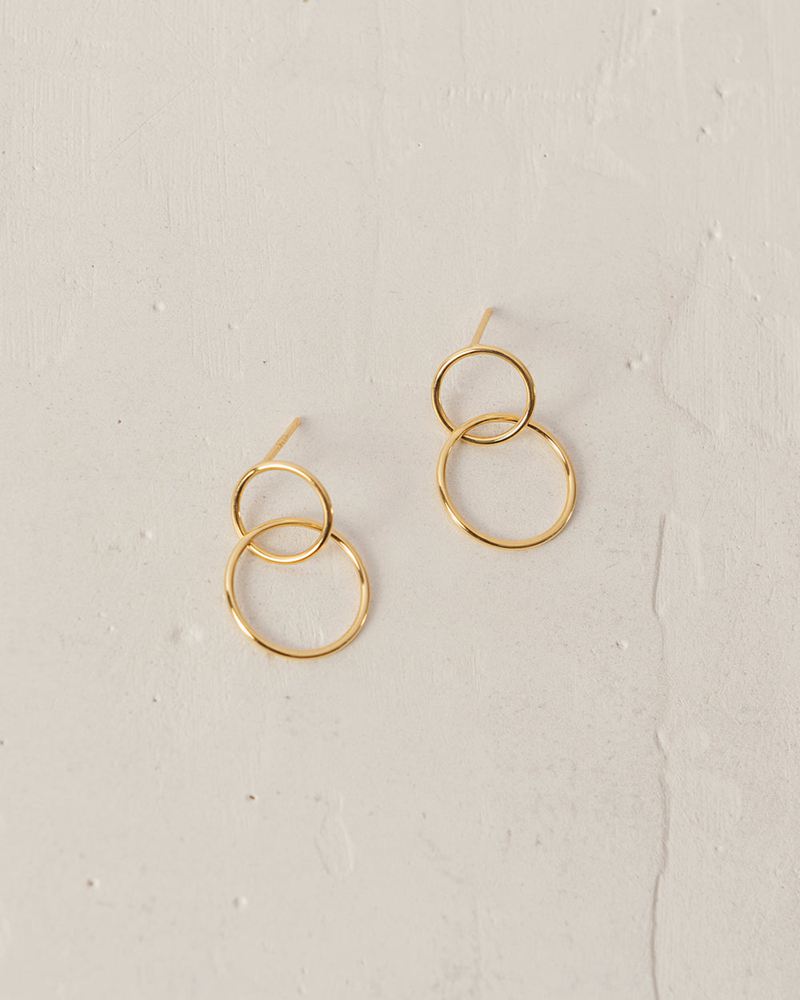 Gold Alohas Papaya Women's Earrings | QVLXT3972