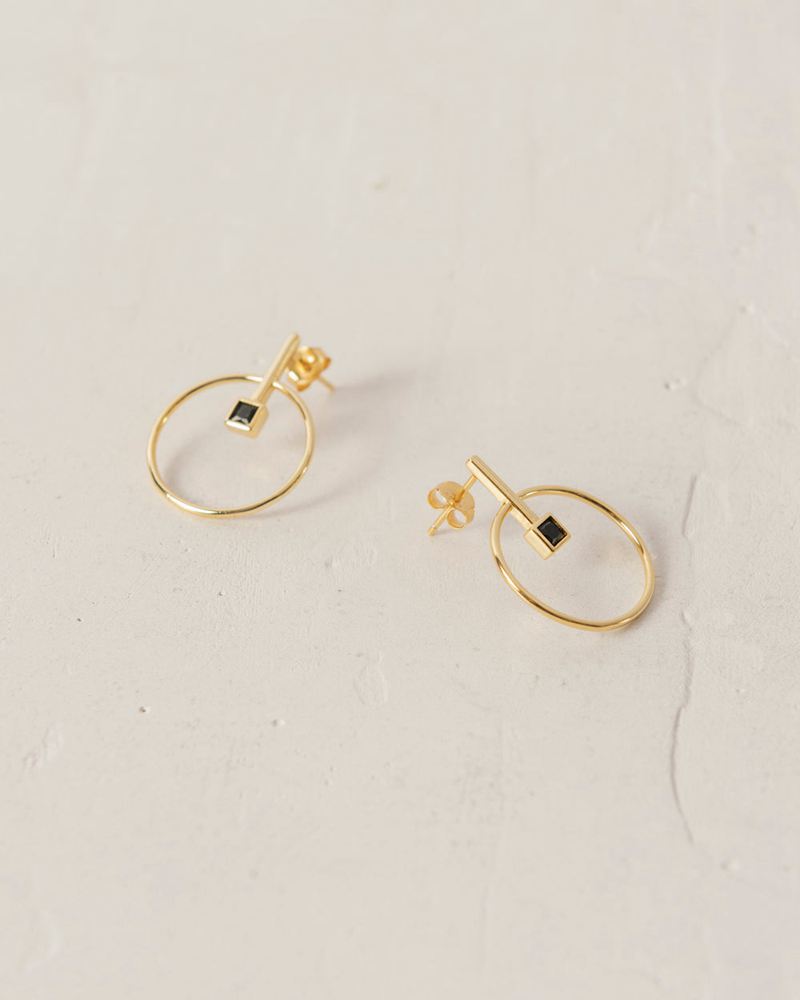 Gold Alohas Passion Fruit Women's Earrings | WUYBL8210