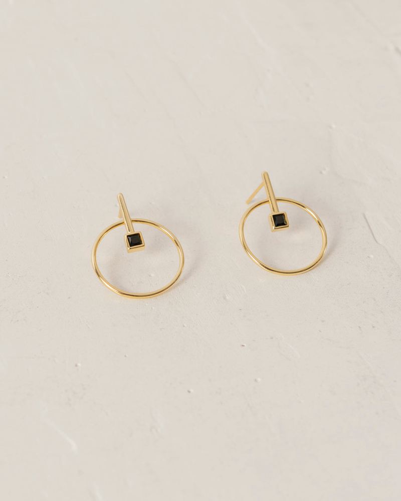 Gold Alohas Passion Fruit Women's Earrings | WUYBL8210