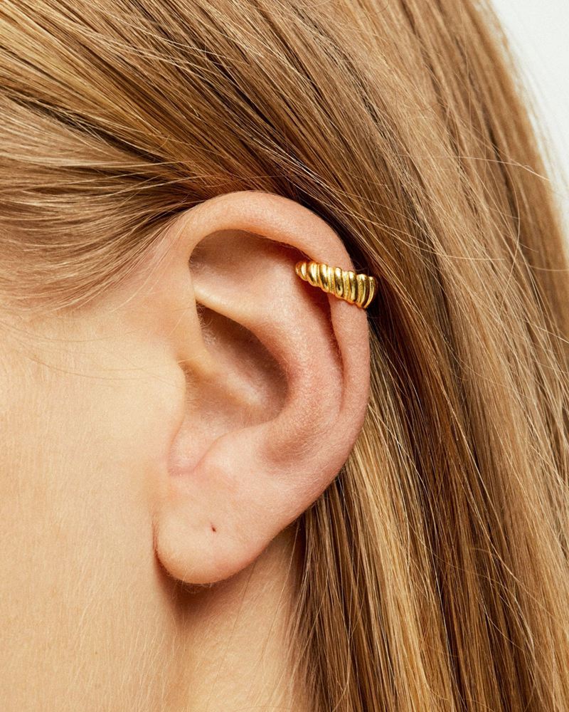 Gold Alohas Pictor Women\'s Earcuff | UKXYJ9201