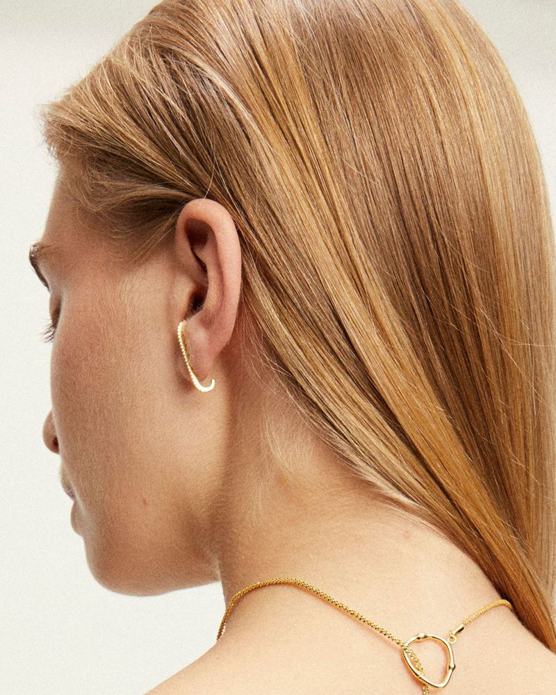 Gold Alohas Pysis Women's Earcuff | UXNRH4137