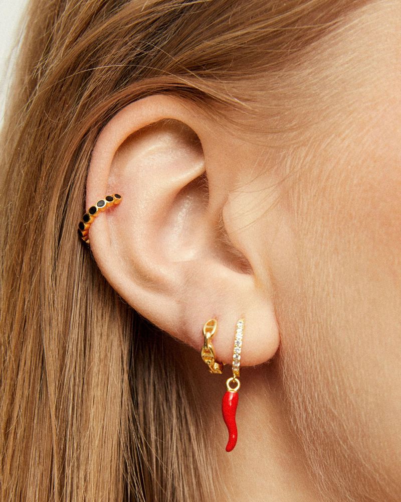 Gold Alohas Spicy Women's Earrings | GNJQC5017