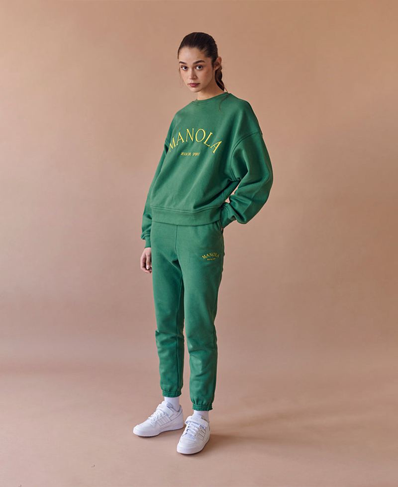 Green Alohas Iconic Sweat Women's Pants | APEVS3874