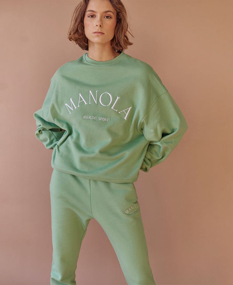 Green Alohas Iconic Sweat Women's Pants | WKVDN0594