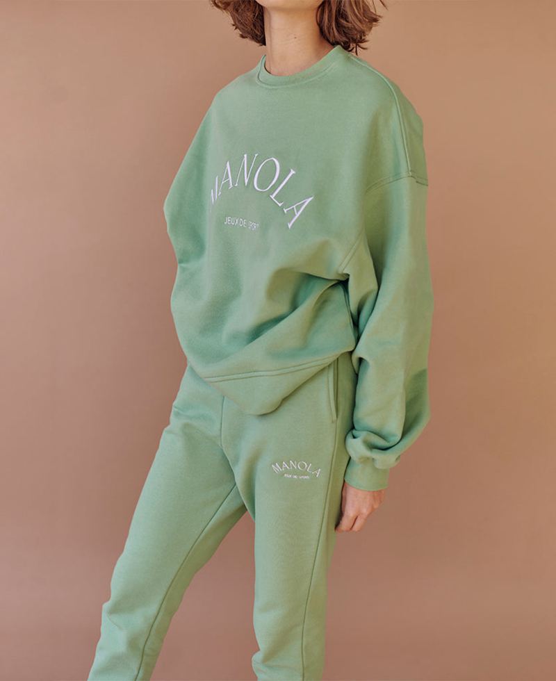 Green Alohas Iconic Sweat Women's Pants | WKVDN0594