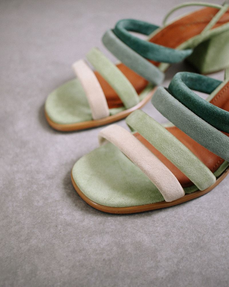 Green Alohas Letizia Shades Of Women's Sandals | JAXQF1763