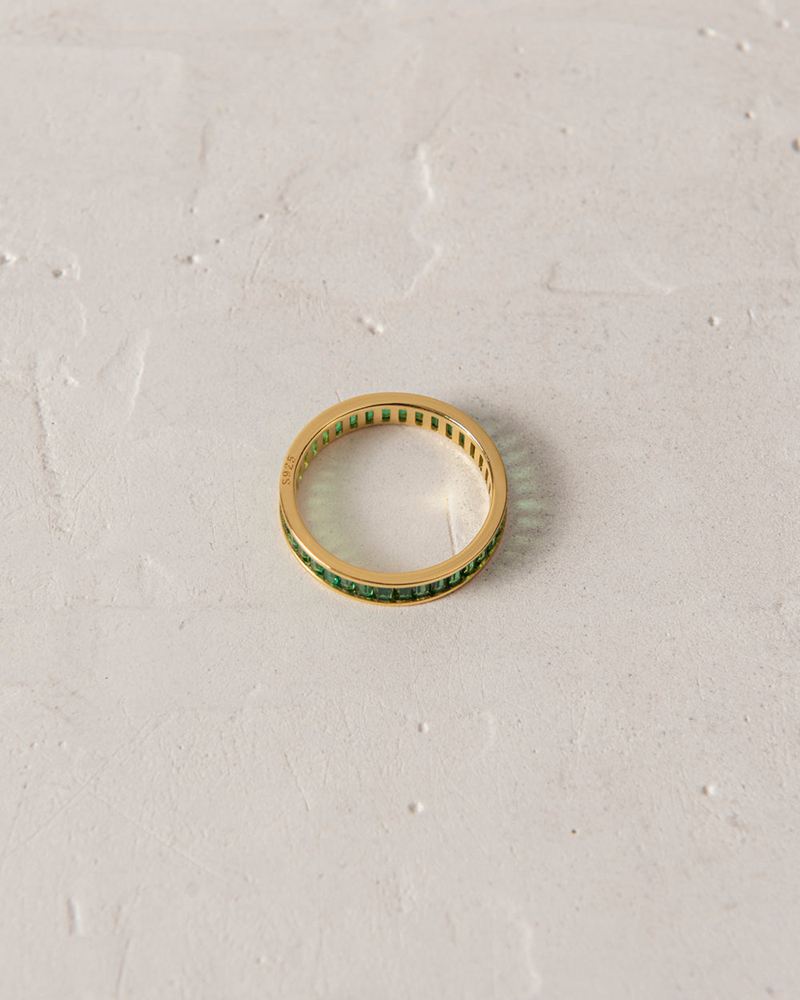 Green Alohas Lucuma Women's Ring | PZNGW1648