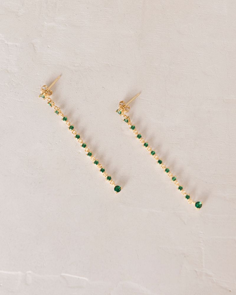 Green Alohas Lust Women's Earrings | PNKVE7682