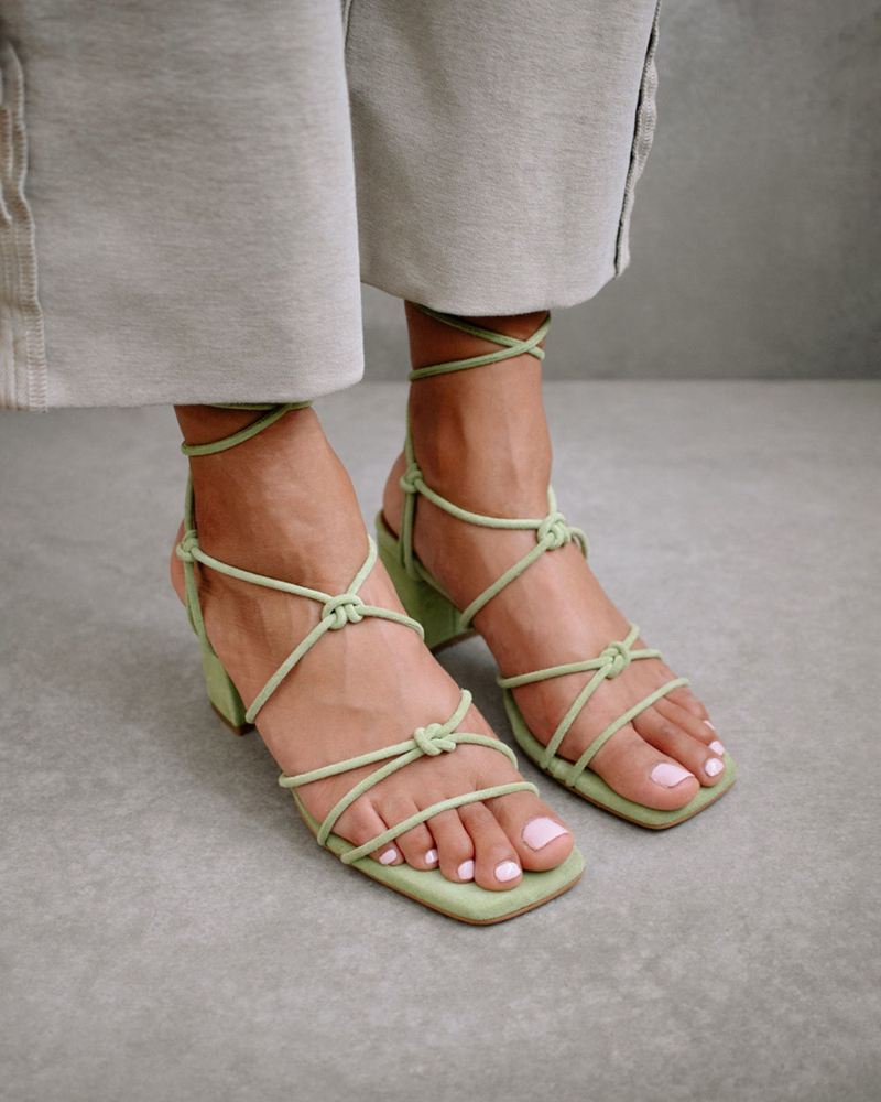 Green Alohas Paloma Women's Sandals | BCPIV2369