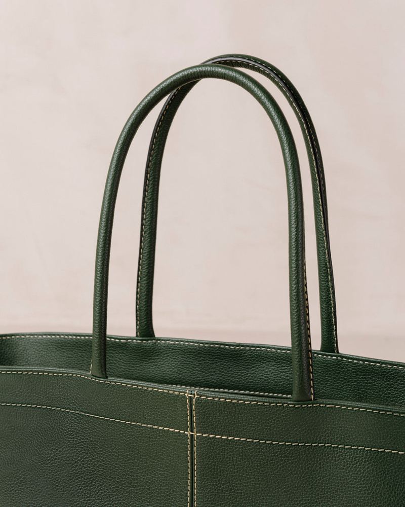 Green Alohas The F Leather Women's Bags | PLDKM5207